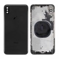 iPhone XS  Max Housing with Back Glass,Charging Port and Power Volume Flex Cable [Black][High Quality]